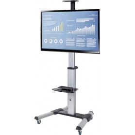 SpeaKa Professional SP-6646940 Supporto TV a parete 177,8 cm (70") Nero, Argento (SP-6646940)