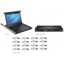 Vertiv Avocent LRA185KMM16D-204 console a rack 48,3 cm (19") 1366 x 768 Pixel Plastica, Acciaio Nero (LRA185KMM16D-204)