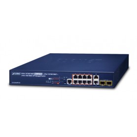 PLANET GS-5220-8P2T2S switch di rete Gestito L2+ Gigabit Ethernet (10/100/1000) Supporto Power over Ethernet (P (GS-5220-8P2T2S)