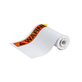 Brady 140889 etichetta per stampante Nero, Arancione, Bianco Etichetta per stampante autoadesiva (140889)