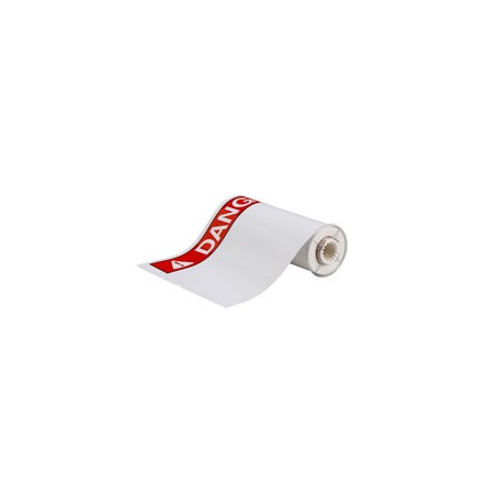 Brady 140887 etichetta per stampante Rosso, Bianco Etichetta per stampante autoadesiva (140887)