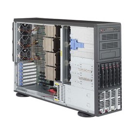 Supermicro 8048B-C0R4FT Intel® C602J LGA 2011 (Socket R) Armadio (4U) Nero, Argento (SYS-8048B-C0R4FT)
