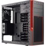 Supermicro SuperChassis GS50-000R Midi Tower Nero, Rosso (CSE-GS50-000R)