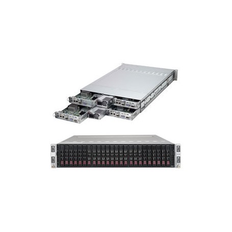 Supermicro SuperServer 2028TR-H72FR Intel® C612 LGA 2011 (Socket R) Armadio (2U) Nero (SYS-2028TR-H72FR)