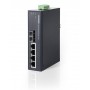 Microsense MS655102X switch di rete Non gestito L2 Fast Ethernet (10/100) Nero (MS655102X)
