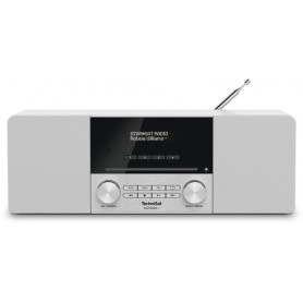 TechniSat DIGITRADIO 3 Personale Analogico e digitale Acciaio inossidabile, Bianco (0001/3913)