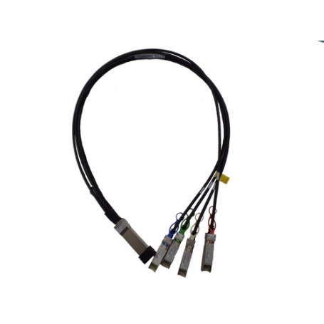 Hewlett Packard Enterprise Q9S72A cavo a fibre ottiche 1 m QSFP28 4x SFP28 Nero (Q9S72A)