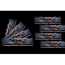 G.Skill Flare X (for AMD) memoria 128 GB 8 x 16 GB DDR4 2933 MHz (F4-2933C14Q2-128GFX)