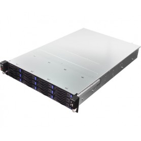 Asrock 2U12L6SW-2TS6 sistema barebone per server Intel® C602 LGA 2011 (Socket R) Armadio (2U) Nero, Metallico (2U12L6SW-2TS6)