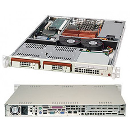 Supermicro SuperChassis 811TQ-520B (Black) Basso profilo (Slimline - stilizzato) Nero (CSE-811TQ-520B)