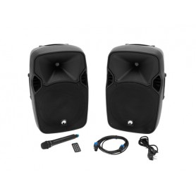 Omnitronic 11038759 altoparlante 2-vie Nero Con cavo e senza cavo 150 W (11038759)
