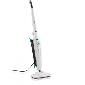 Leifheit CleanTenso Pulitore a vapore verticale 0,55 L 1200 W Blu, Bianco (11913)