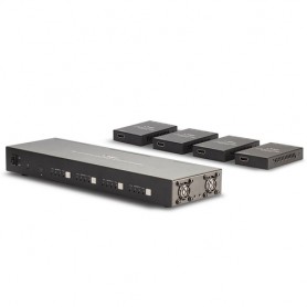 Lindy 38328 moltiplicatore AV Trasmettitore e ricevitore AV Nero (38328)