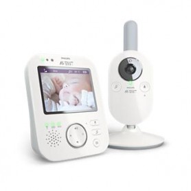 Philips SCD843/26 monitor video per bambino 300 m FHSS Grigio, Bianco (SCD843/26)