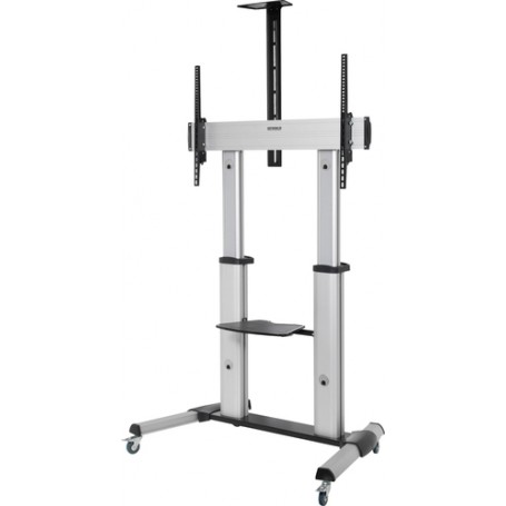 SpeaKa Professional SP-6646944 Supporto per display espositivi 2,54 m (100") Nero, Argento (SP-6646944)