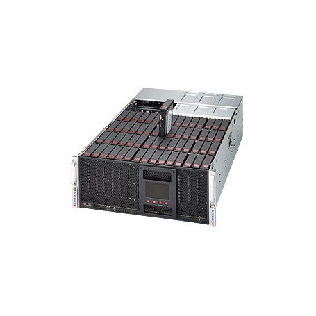 Supermicro 6048R-E1CR60L Intel® C612 LGA 2011 (Socket R) Armadio (4U) Nero, Grigio (SSG-6048R-E1CR60L)