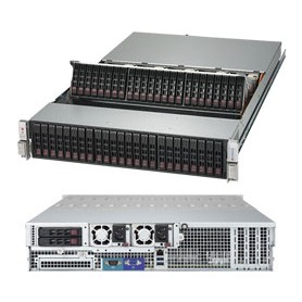 Supermicro SuperStorage Server 2028R-E1CR48N Intel® C612 LGA 2011 (Socket R) Armadio (2U) Nero, Grigio (SSG-2028R-E1CR48N)
