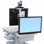 Ergotron StyleView Bianco Pannello piatto Carrello multimediale (SV44-57T1-2)