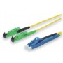 Digitus 30m E2000 (APC) - SC Singlemode LSOH cavo a fibre ottiche E-2000 (APC) OS2 Giallo (AL-9E2000SC-30I-DM)