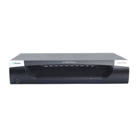 Raritan Dominion KX III switch per keyboard-video-mouse (kvm) Montaggio rack Nero (DKX3-864)