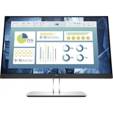 HP E22 G4 54,6 cm (21.5") 1920 x 1080 Pixel Full HD Nero, Argento (9VH72AT)