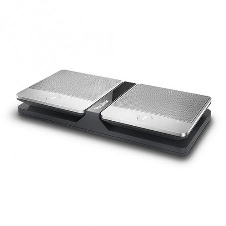Yealink CPW90 Nero, Argento Microfono da conferenza (CPW90 WIFI MIC PACK)