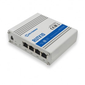 Teltonika RUTX10 router wireless Gigabit Ethernet Dual-band (2.4 GHz/5 GHz) Grigio (RUTX10000000)