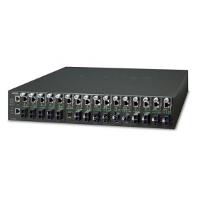 PLANET MC-1610MR48 convertitore multimediale di rete Nero (MC-1610MR48)