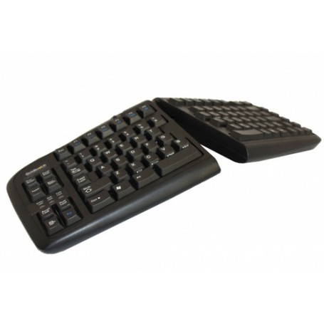 BakkerElkhuizen Goldtouch Adjustable V2 tastiera USB + PS/2 QWERTY Inglese Nero (BNEGTBUS)