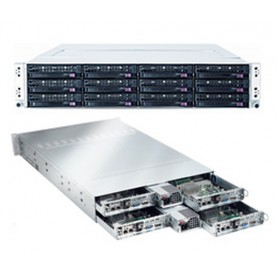 Supermicro SYS-6026TT-BIBQF sistema barebone per server Intel® 5520 Socket B (LGA 1366) Armadio (2U) Nero (SYS-6026TT-BiBQF)