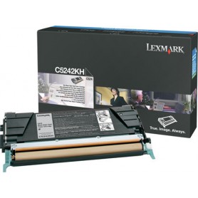Lexmark Black High Yield Toner Cartridge for C524 cartuccia toner Originale Nero (00C5242KH)