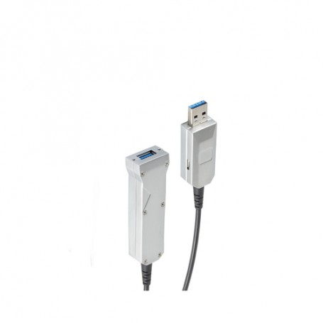 shiverpeaks BS30-35075 cavo USB 10 m USB 3.2 Gen 1 (3.1 Gen 1) USB A USB A/Micro-USB B Nero, Argento (BS30-35075)