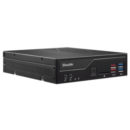 Shuttle XPС slim DH370 PC con dimensioni 1,3 l Nero Intel® H370 LGA 1151 (Presa H4) (DH370)