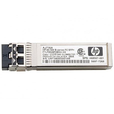 Hewlett Packard Enterprise StoreVirtual 3000 16Gb 2-pack Short Wave Fibre Channel SFP+ modulo del ricetrasmettitore di  (N9X02A)