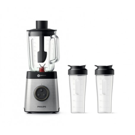 Philips Avance Collection HR3655/00 frullatore Frullatore da tavolo Nero, Metallico (HR3655/00)