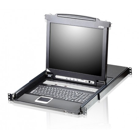 Aten CL5708N switch per keyboard-video-mouse (kvm) Montaggio rack Nero (CL5708N-ATA-2XK06ITG)