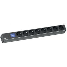 Bachmann BlueNet BN0500 unità di distribuzione dell'energia (PDU) 8 presa(e) AC Nero (800.2067)