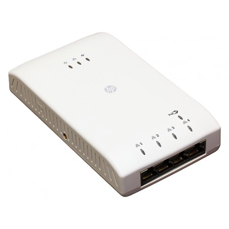 Hewlett Packard Enterprise 517 Single Radio 802.11ac (WW) Unified Wired-WLAN Walljack 1300 Mbit/s Bianco Supporto Power (J9842A)