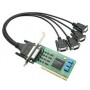 Moxa CP-114UL-DB25M scheda di interfaccia e adattatore (CP-114UL-DB25M)