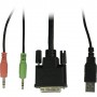 Inter-Tech AS-9108DA switch per keyboard-video-mouse (kvm) Montaggio rack Nero (88887302)