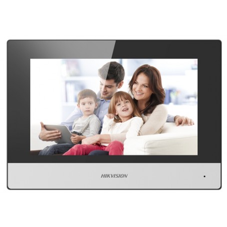 Hikvision Digital Technology DS-KH6320-WTE1 sistema per video-citofono 17,8 cm (7") Nero, Bianco (DS-KH6320-WTE1/EU)