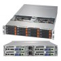 Supermicro SuperServer 6029BT-HNC0R Intel® C621 LGA 3647 (Socket P) Armadio (2U) Nero (SYS-6029BT-HNC0R)