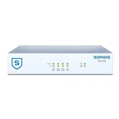 Sophos SG 105 rev.3 firewall (hardware) Desktop 2500 Mbit/s (SB1A23SEK)