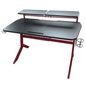 LC-Power LC-GD-1R scrivania per computer Nero, Rosso (LC-GD-1R)