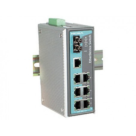 Moxa EDS-308-S-SC-T switch di rete Non gestito (EDS-308-S-SC-T)