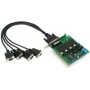 Moxa CP-134U-I-DB9M scheda di interfaccia e adattatore (CP-134U-I-DB9M)