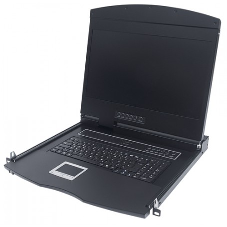 Intellinet 507622 console a rack 43,2 cm (17") 1280 x 1024 Pixel Nero 1U (507622)