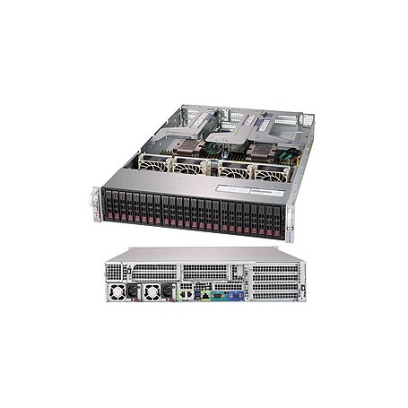 Supermicro SYS-2029U-TRT sistema barebone per server Intel® C621 LGA 3647 (Socket P) Armadio (2U) Nero (SYS-2029U-TRT)
