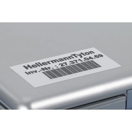 Hellermann Tyton 594-01103 etichetta per stampante Argento Etichetta per stampante autoadesiva (594-01103)