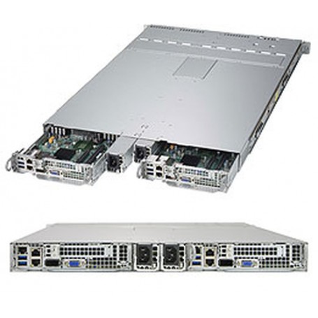 Supermicro 1028TP-DC0R Intel® C612 LGA 2011 (Socket R) Rack (1U) Nero (SYS-1028TP-DC0R)
